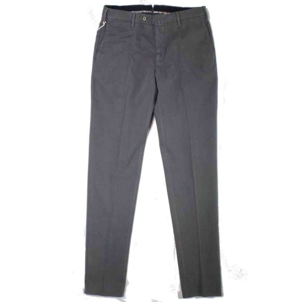 TORIN OPIFICIO Mens Gray Regular Fit Cashmere Chino Pants 52